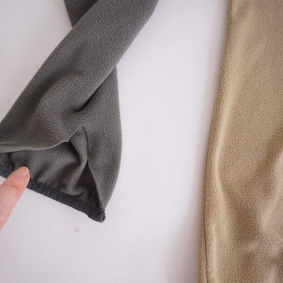 Patagonia Synchilla Snap-T Fleece Pullover Two-Tone Tan Gray Gorpcore Sweater S - Picture 7 of 12